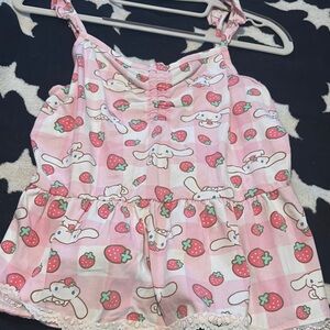 Sanrio Pink Strawberry Top